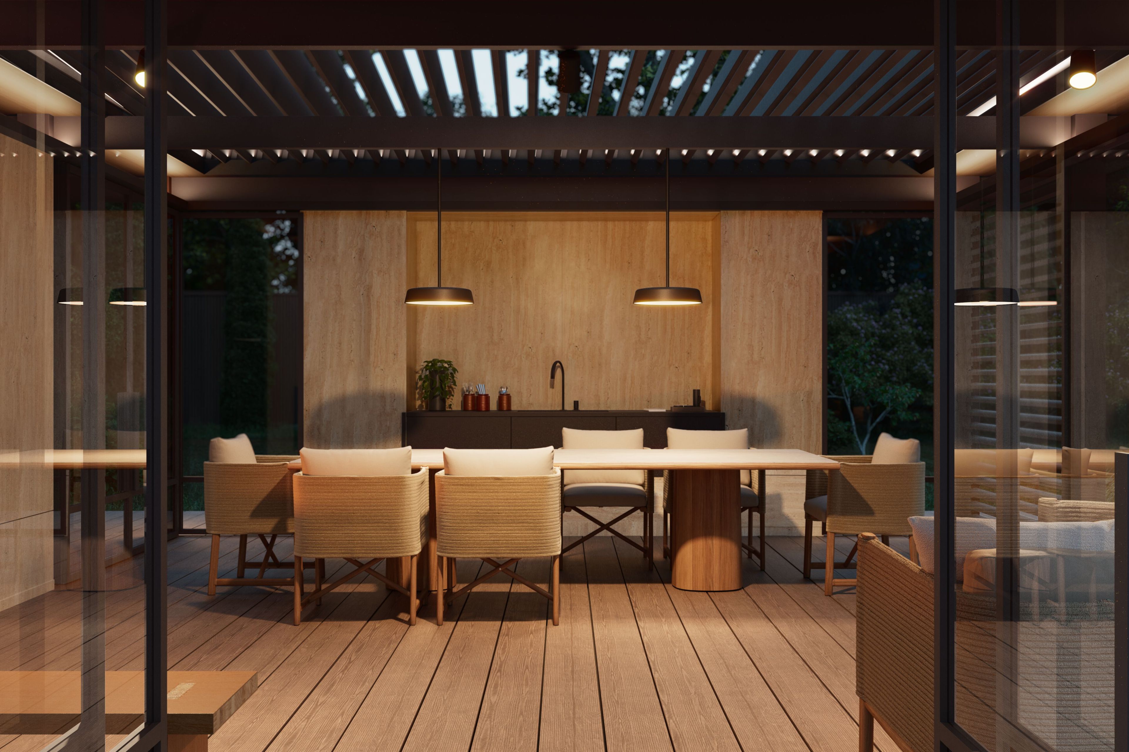 Алюминиевый и стеклянный зимний сад Kettal V PAVILLION ARCH-00117228 - Вид №8