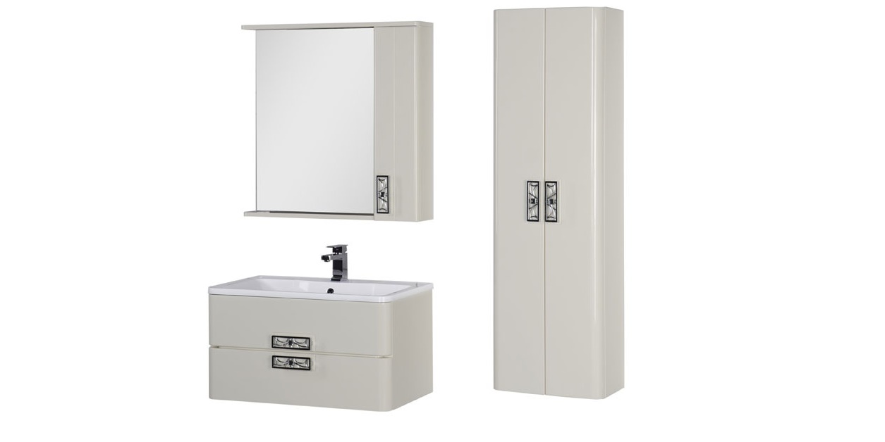 Комплект мебели Aquanet Паллада 90 слоновая кость 00175461 - Вид №1