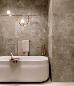 ERAGON DARK BROWN — Керамогранит с душой венецианской штукатурки GI8003-A Arcadia Ceramica