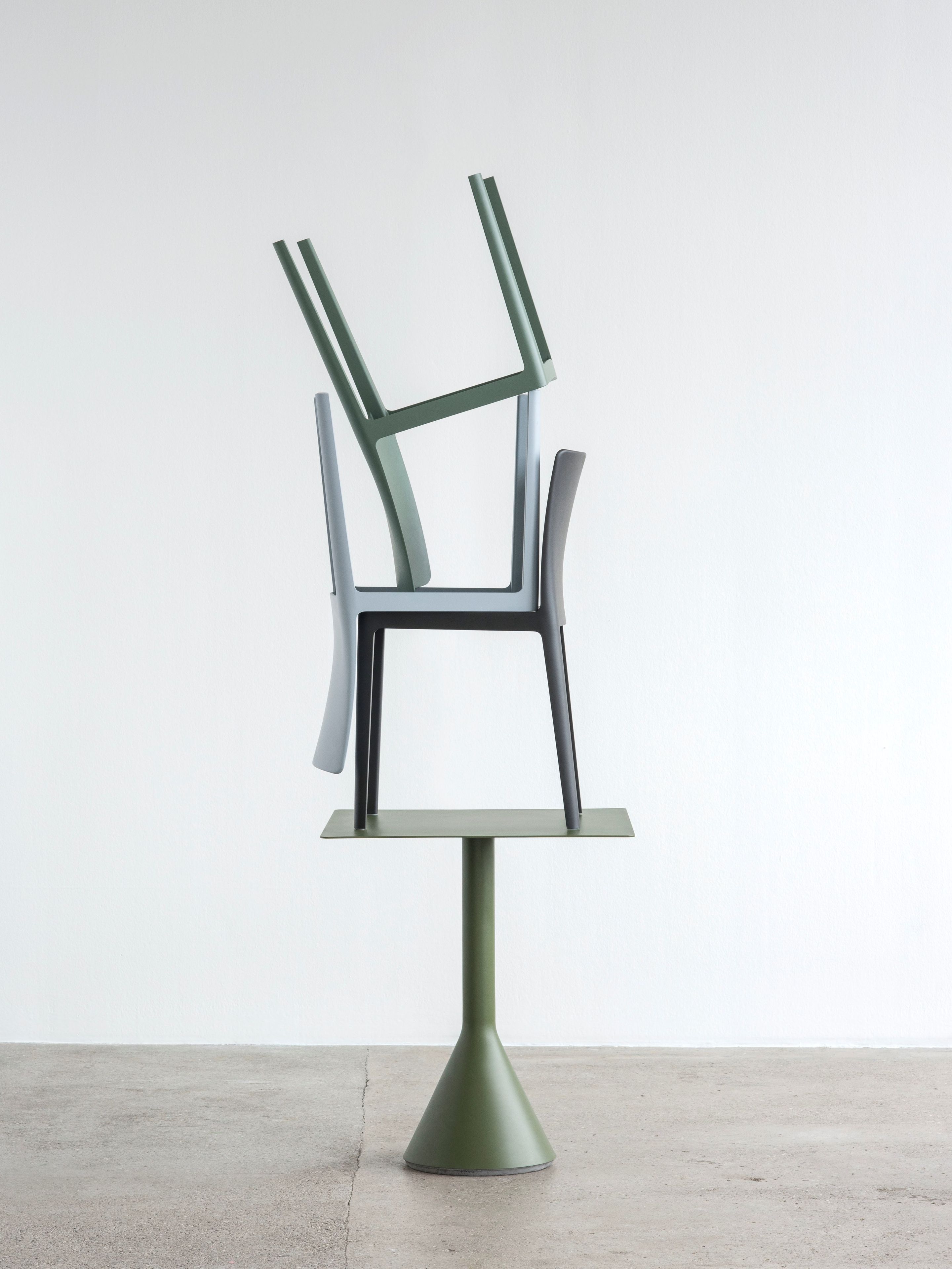 Стальной квадратный садовый стол Hay Палисад ARCH-00080964 - Вид №6