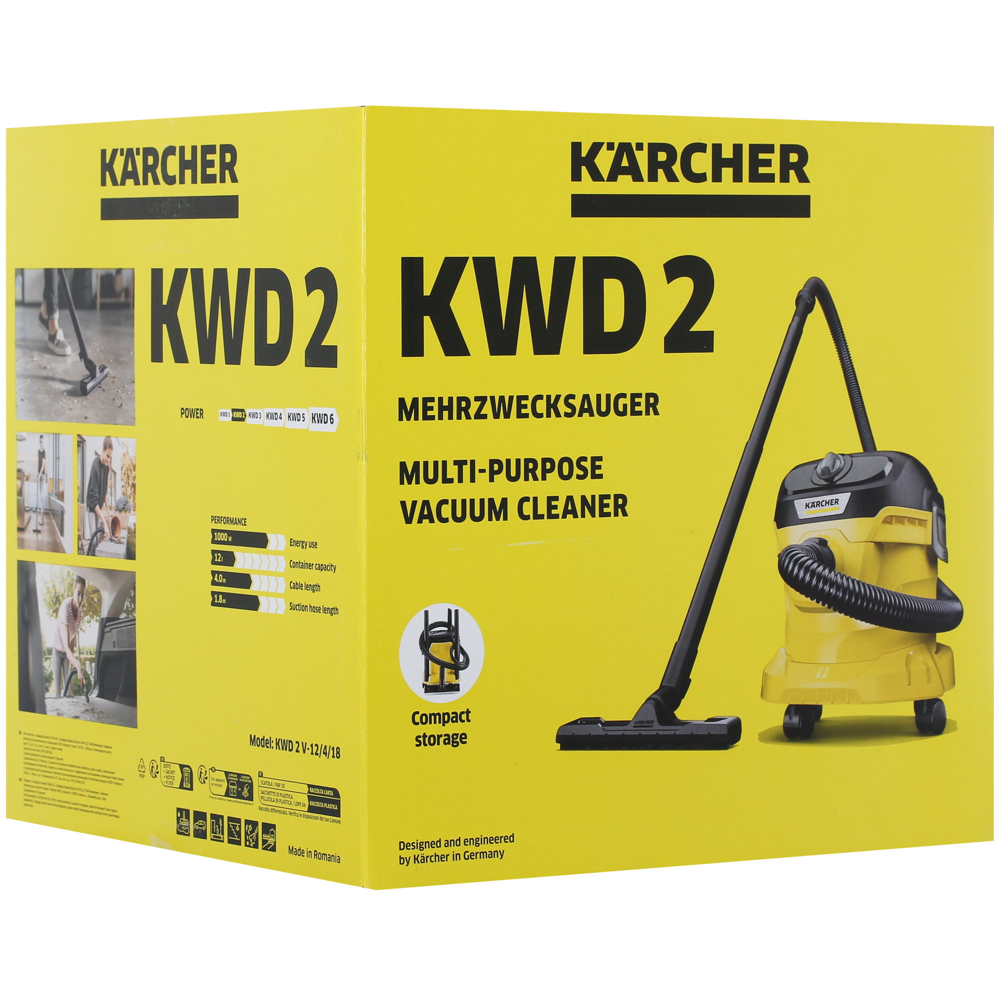 Хозяйственный пылесос  Karcher KWD 2 V-12/4/18 5614776 STDN-0006884 - Вид №15