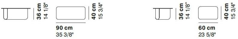 La Cividina Сервисный стол из алюминия и дерева U sun-id-1416656 - Вид №3