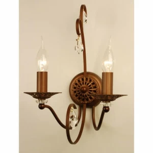 Бра на 2 лампы коричневое "Марлен Кофейная" CL411321 CITILUX СВЕЧА 00-3930955 Коричневый