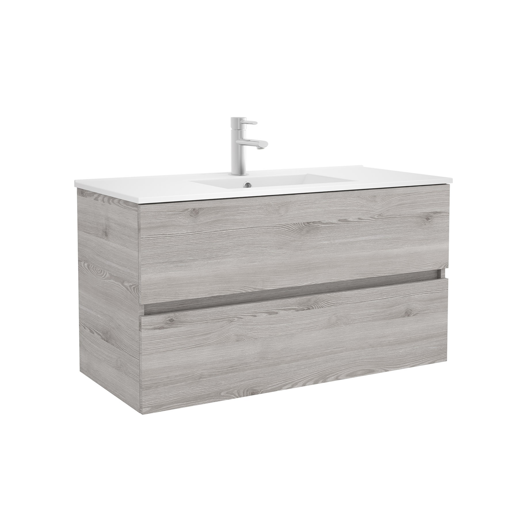 26557 SALGAR Мебель для умывальника FUSSION LINE 1000 2 ящика BAY PINE 997 x 540 x 450 мм Лавровая сосна - Вид №1