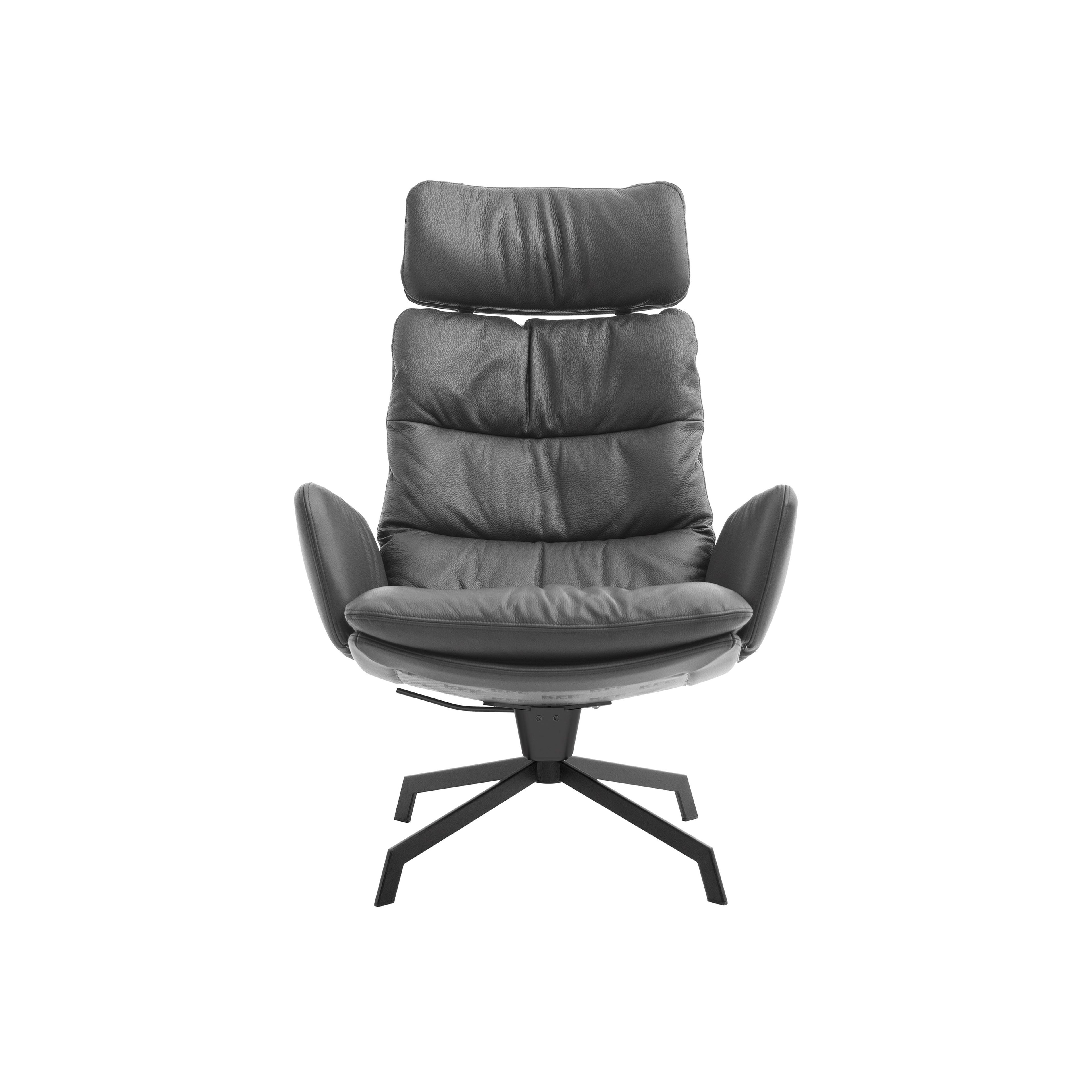 Спицевое вращающееся кресло с подголовником KFF Arva ARCH-00026353 - Вид №2