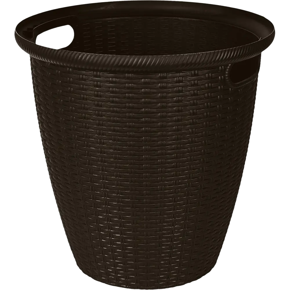 Корзина для белья Keeplex Rattan цвет темный каштан 86851583 STLM-2170022 - Вид №2