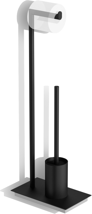 72981-BP Стойка ACCESSORIES напольная цвет черный матовый LANGBERGER Accessories, BLACK EDITION