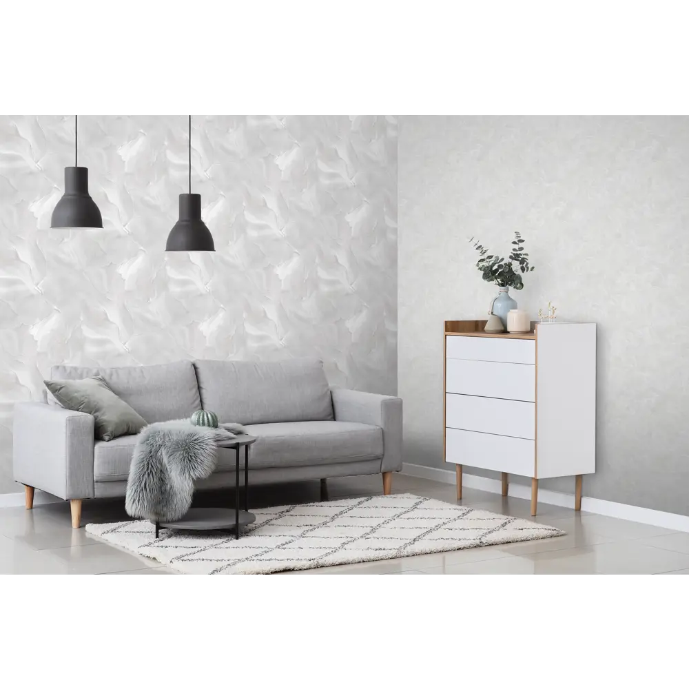 Обои флизелиновые Victoria Stenova Manifest серые абстрактные 89412251 STLM-1575235 - Вид №5