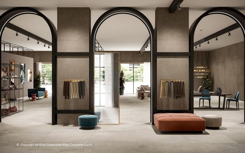 Atlas Concorde Пол из керамогранита под бетон Raw sun-id-1421703 - Вид №46