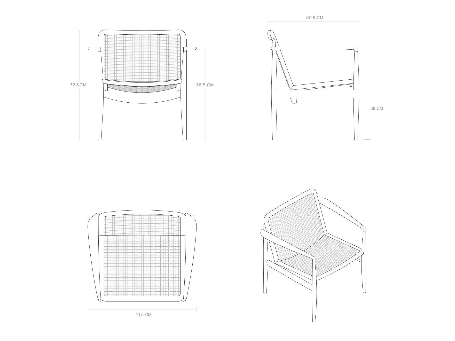 Стул из тикового дерева Phantom Hands Tangāli ARCH-00060356 - Вид №12