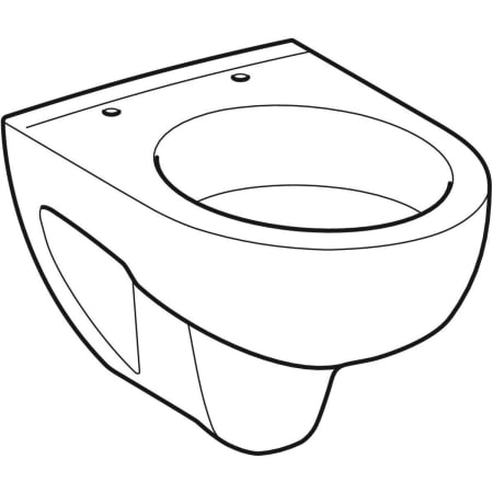 203245000 Подвесной унитаз настенный Белый Geberit  Германия  - Вид №1