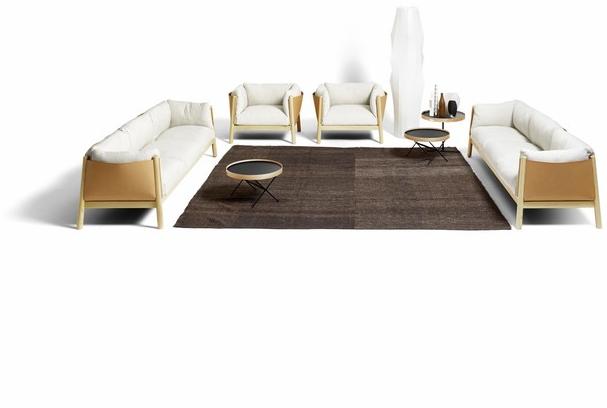 DE PADOVA Кресло из ткани с подлокотниками Yak sun-id-1398130 - Вид №1