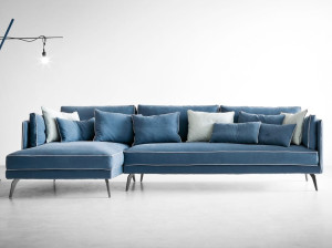 Хлопок диван с полуостровом