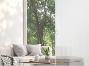 Окно, окно и защита от солнца с контролем конфиденциальности