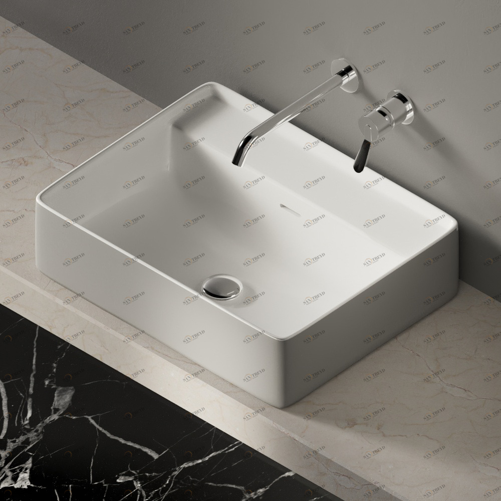 ACER0705M0RZL Накладная раковина на столешницу  прямоугольная Agape 