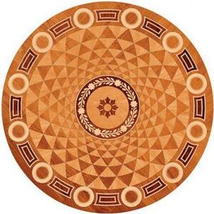 Художественный паркет Da Vinci Розетка 26-141 Дуб Селект (Гладкая) х1000диаметр мм.