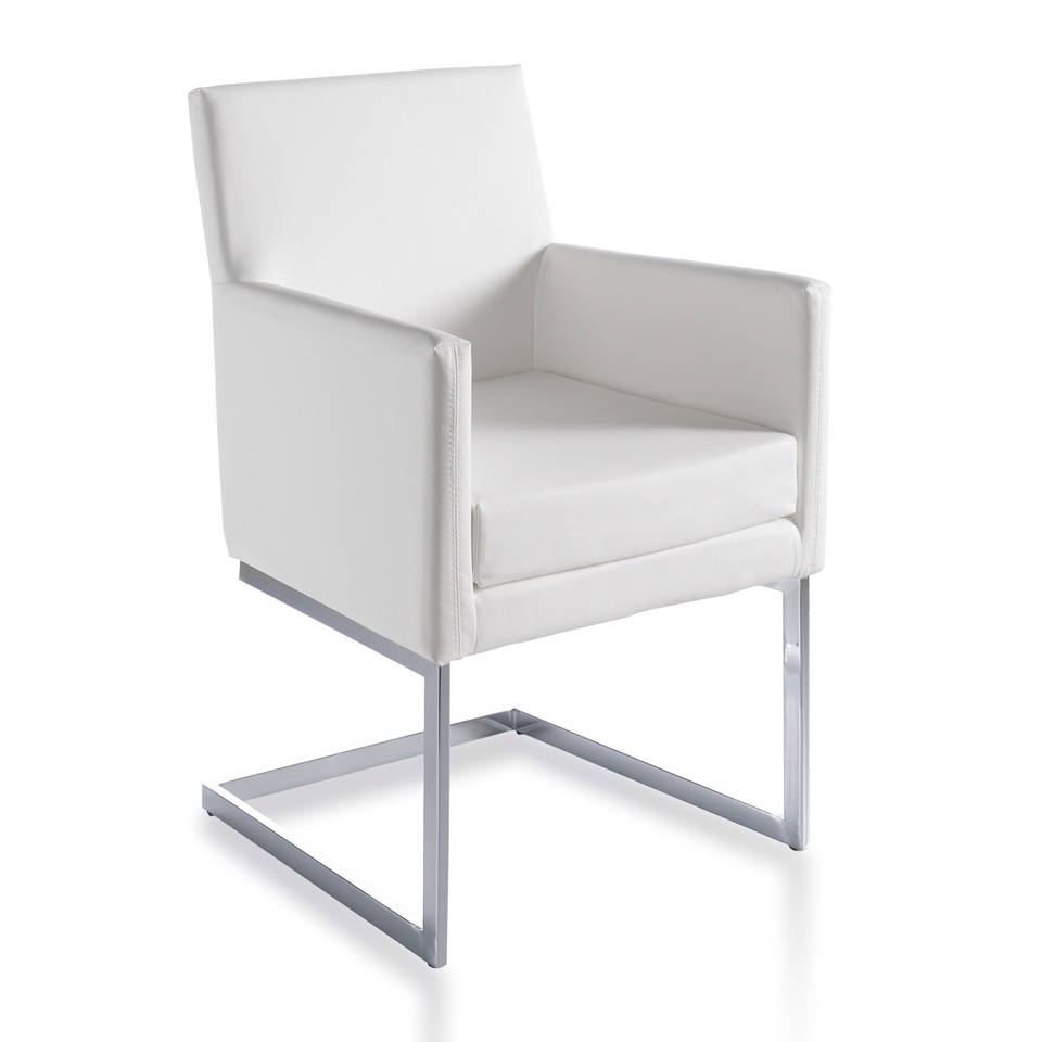 063189 Кресло белое Angel Cerda BZ090  - Вид №2