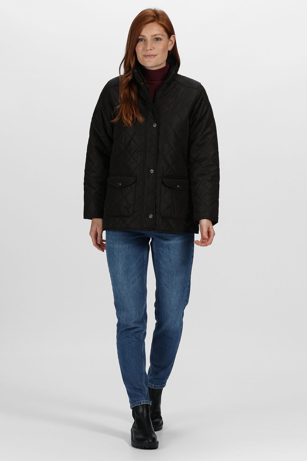 5041902 Куртка РЕГАТТА ПРОФЕШИОНАЛ ТАРАХ утепленная женская черная  Демисезонная одежда размер 12 (44) Спецодежда  - Вид №6