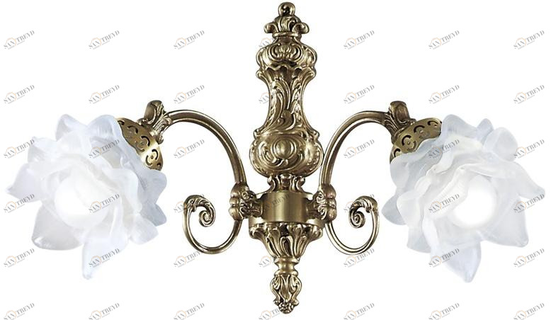 Possoni Illuminazione Настенный светильник из атласной латуни с очками Michela 15/a2