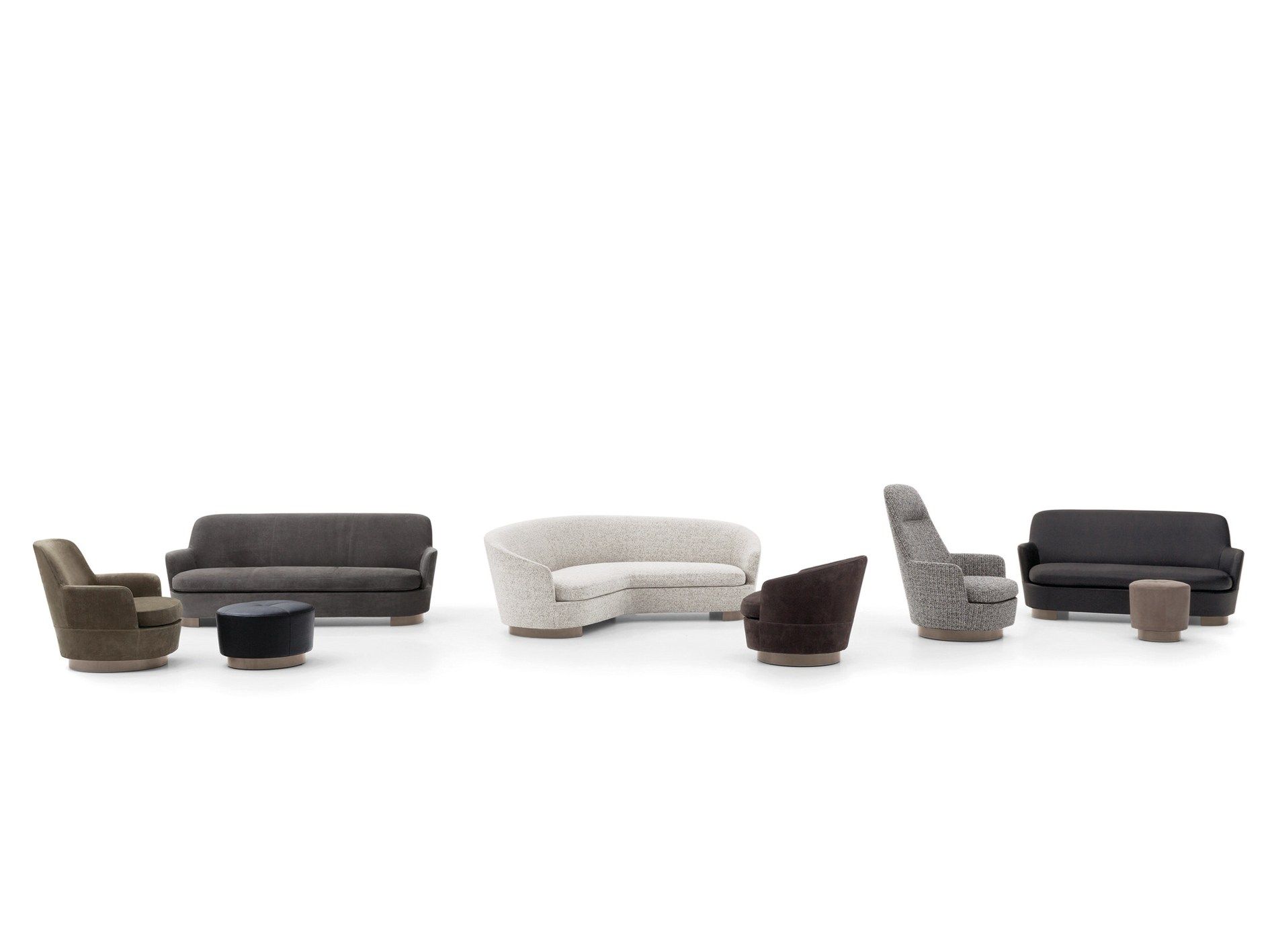 Изогнутый диван Minotti Jacques ARCH-00076555