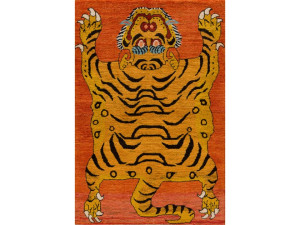 Прямоугольный шерстяной ковер