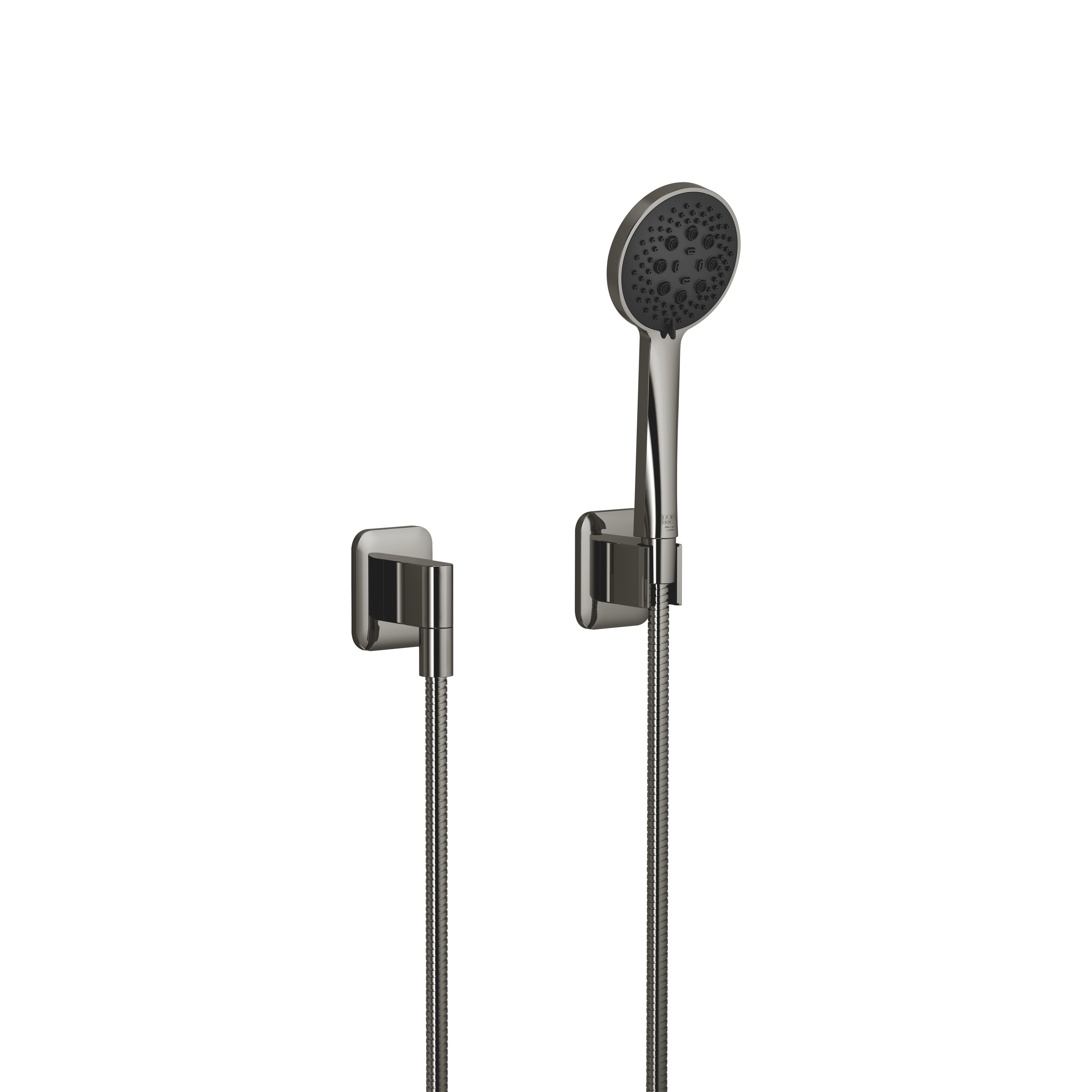 ЛИССЕ Набор для ручного душа с отдельными розетками - Темный хром 27803845-19 DornBracht LISSE