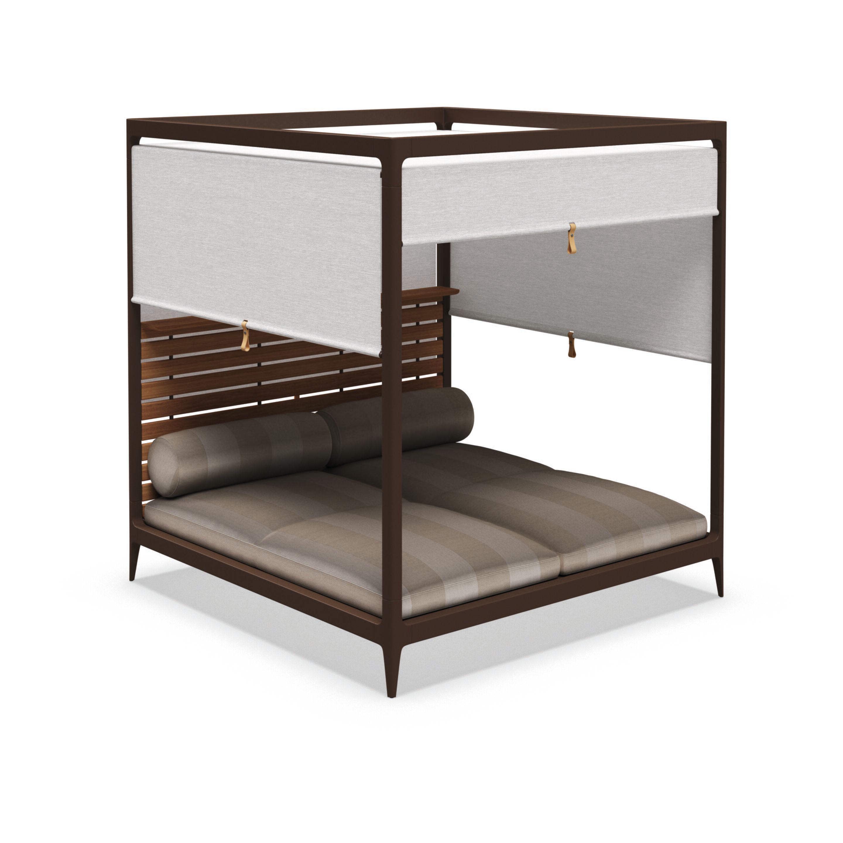 Ткань и алюминиевая Садовая кровать с навесом Gloster сетка ARCH-00086021 - Вид №4