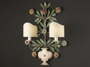 OFFICINACIANI Настенный светильник отраженного света из кованого железа Vaso fiorito Hl1077wa-4b