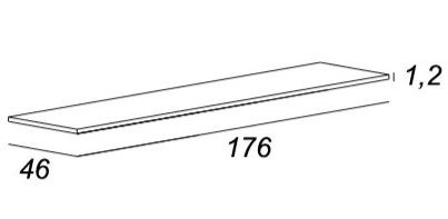 Мебель для ванной CEZARES BELLAGIO 175 Black&Gold Stone - Вид №6