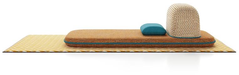 Liu Jo Living Collection Мягкая кушетка из ткани Ceci est un caillou Cll - Вид №15