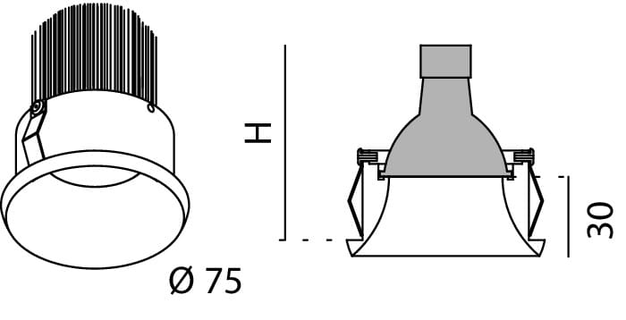 Утопленный прожектор Lucifero's Nyx ARCH-00067014 - Вид №4