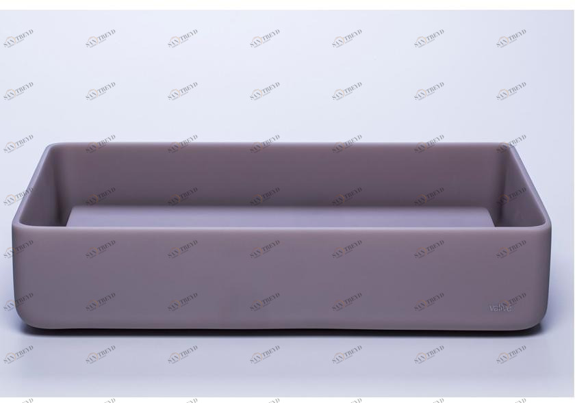 2510713 Накладная раковина на столешницу  овальная Vallvé Slim border