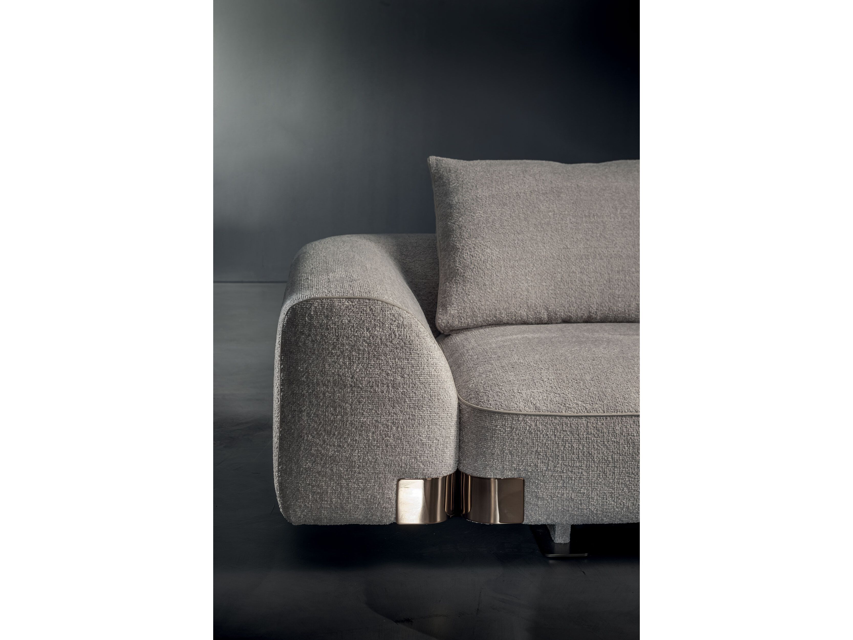 Секционный диван из ткани Longhi Blooming ARCH-00123580 - Вид №3