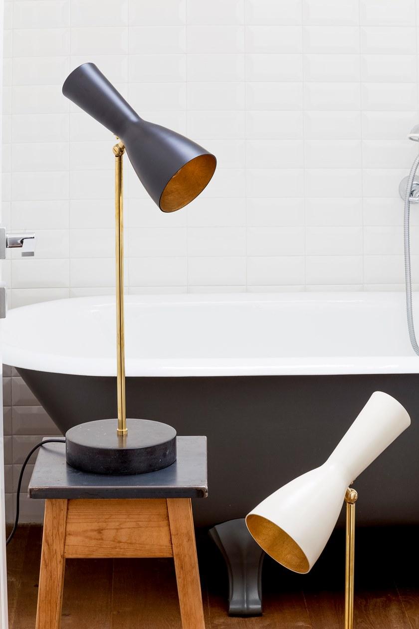 Il Bronzetto Регулируемая настольная лампа из латуни Wormhole Wor04 - Вид №18