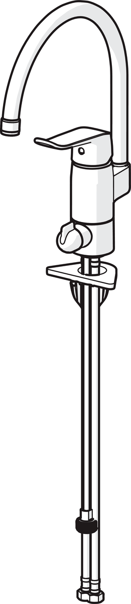 Oras 5739F Смеситель для кухни с клапаном 5739F Care Хром  - Вид №2