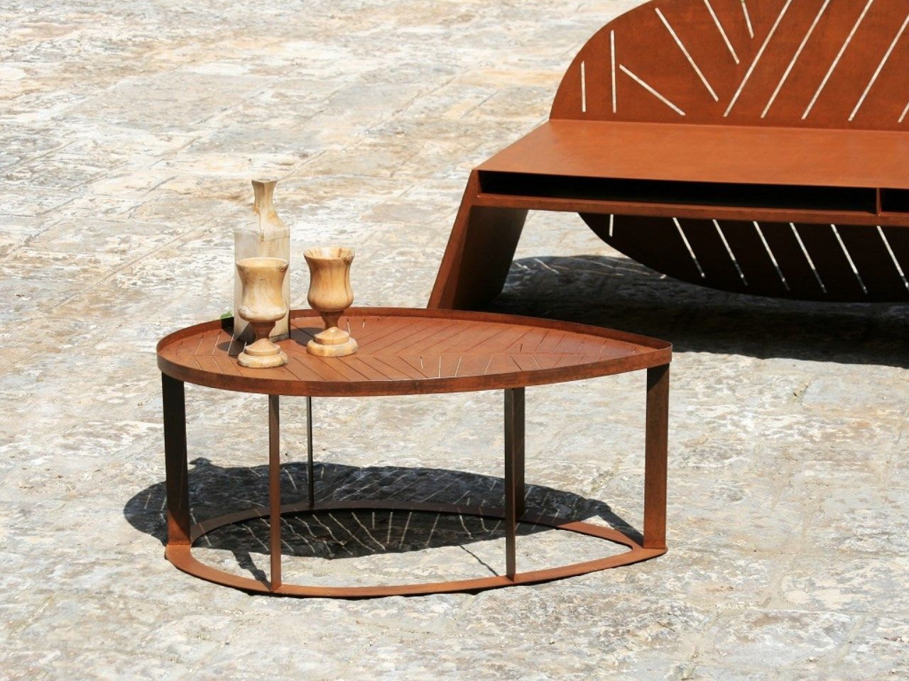 Стальной садовый столик Corten™ TrackDesign Lila ARCH-00034598 - Вид №7