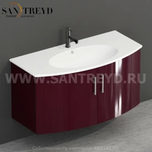 MDMA10Y056 Тумба с двумя створками 98 см красная Globo 4ALL Италия