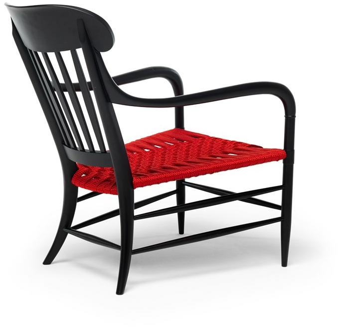 EPÒNIMO Кресло из вишневого дерева с подлокотниками  He001  - Вид №3