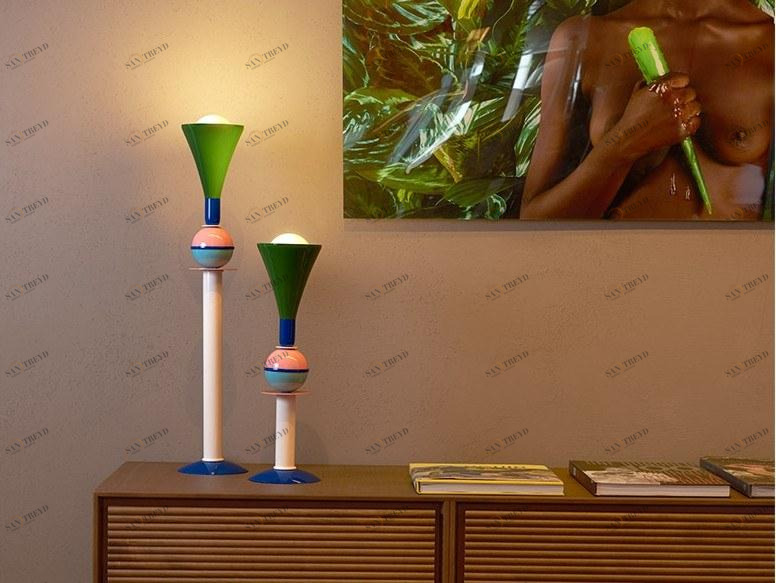 SLIDE Настольная лампа с отраженным светом из алюминия Carmen sun-id-1346830