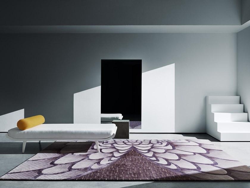 Deirdre Dyson Прямоугольный коврик ручной работы из шерсти и шелка Plumage sun-id-1491164 - Вид №1