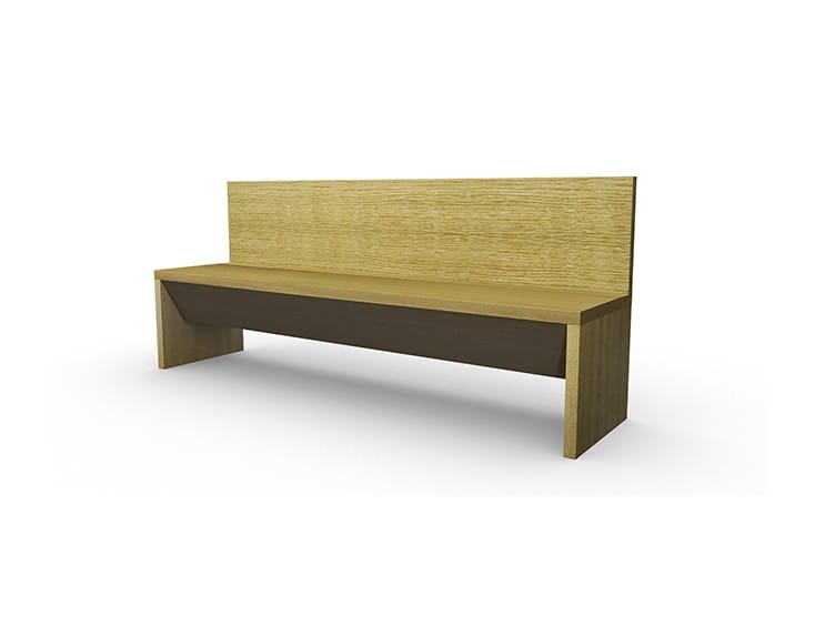 Дубовая скамья со спинкой Deodara STORE ARCH-00102632