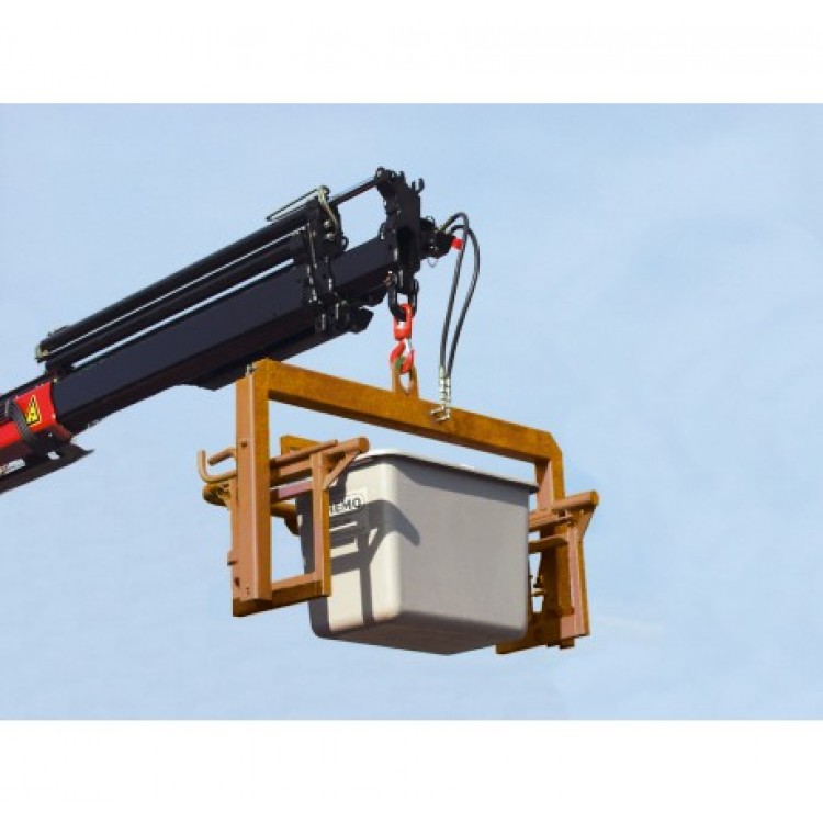 7739 СЕМО Гидравлическая загрузочная рама для контейнеров CEMO GRP Grit 550 л. Вес 120 кг  - Вид №1