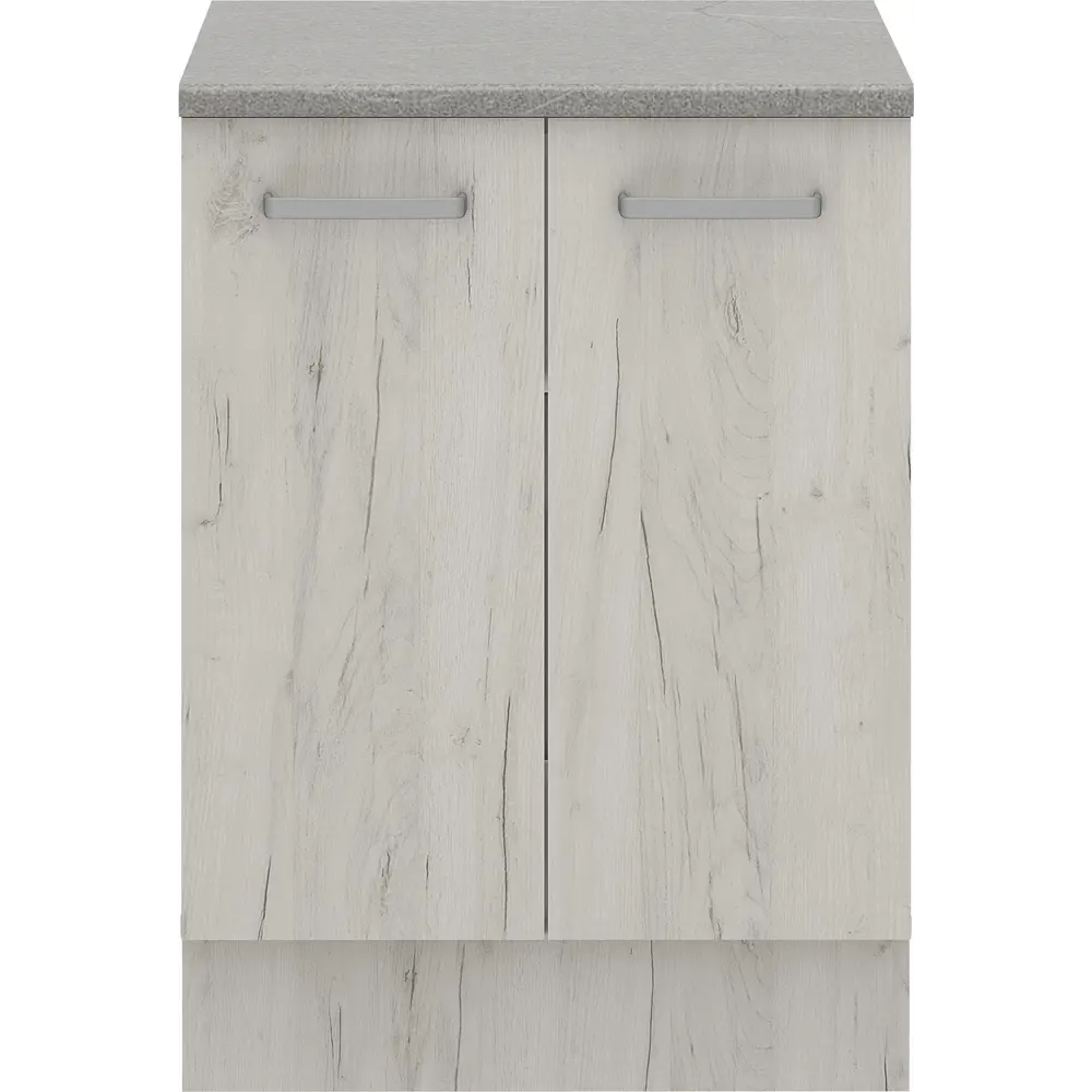 Напольный кухонный шкаф Santreyd Дейма 60 см светлый с серой столешницей 86720861 STLM-1584844 - Вид №3