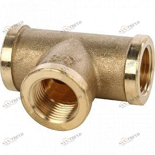 Тройник ВР 3/8" латунь STOUT SFT0019000038
