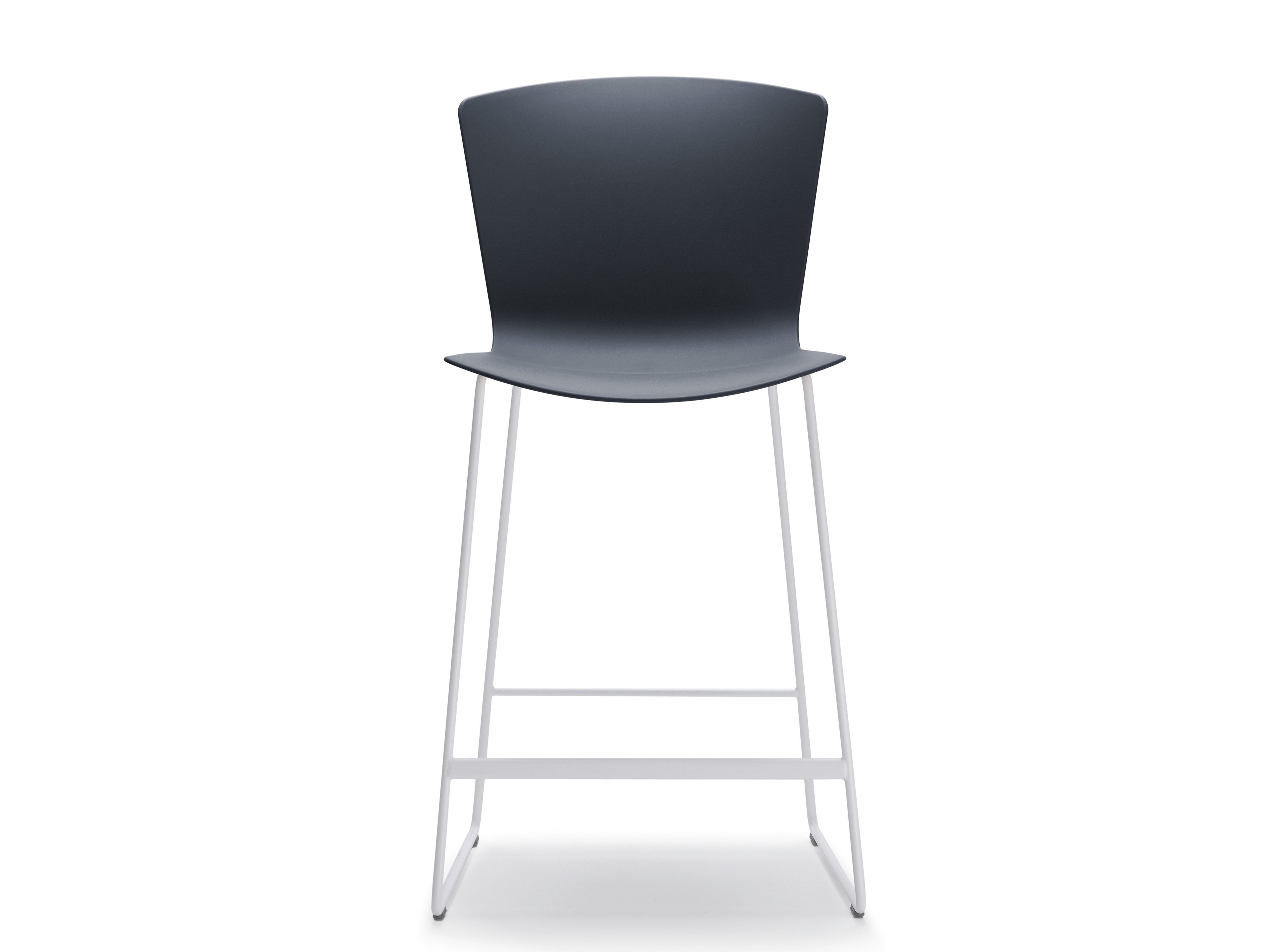 Высокий табурет из полипропилена с подставкой для ног Sellex Slam ARCH-00025381 - Вид №1