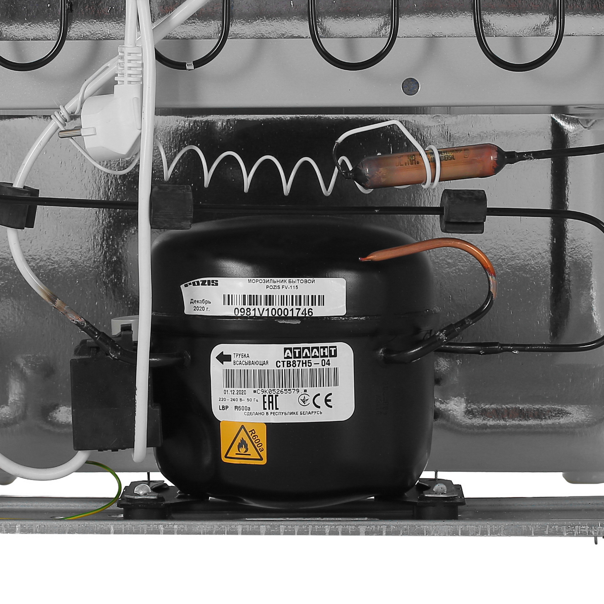 1347773 Морозильный шкаф  Pozis FV-115 серебристый STDN-0136542 - Вид №7