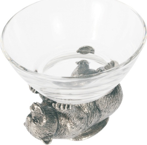 10648916 Vagabond House Конфетница Vagabond House Лесные истории.Медведи 15см, стекло Стекло 