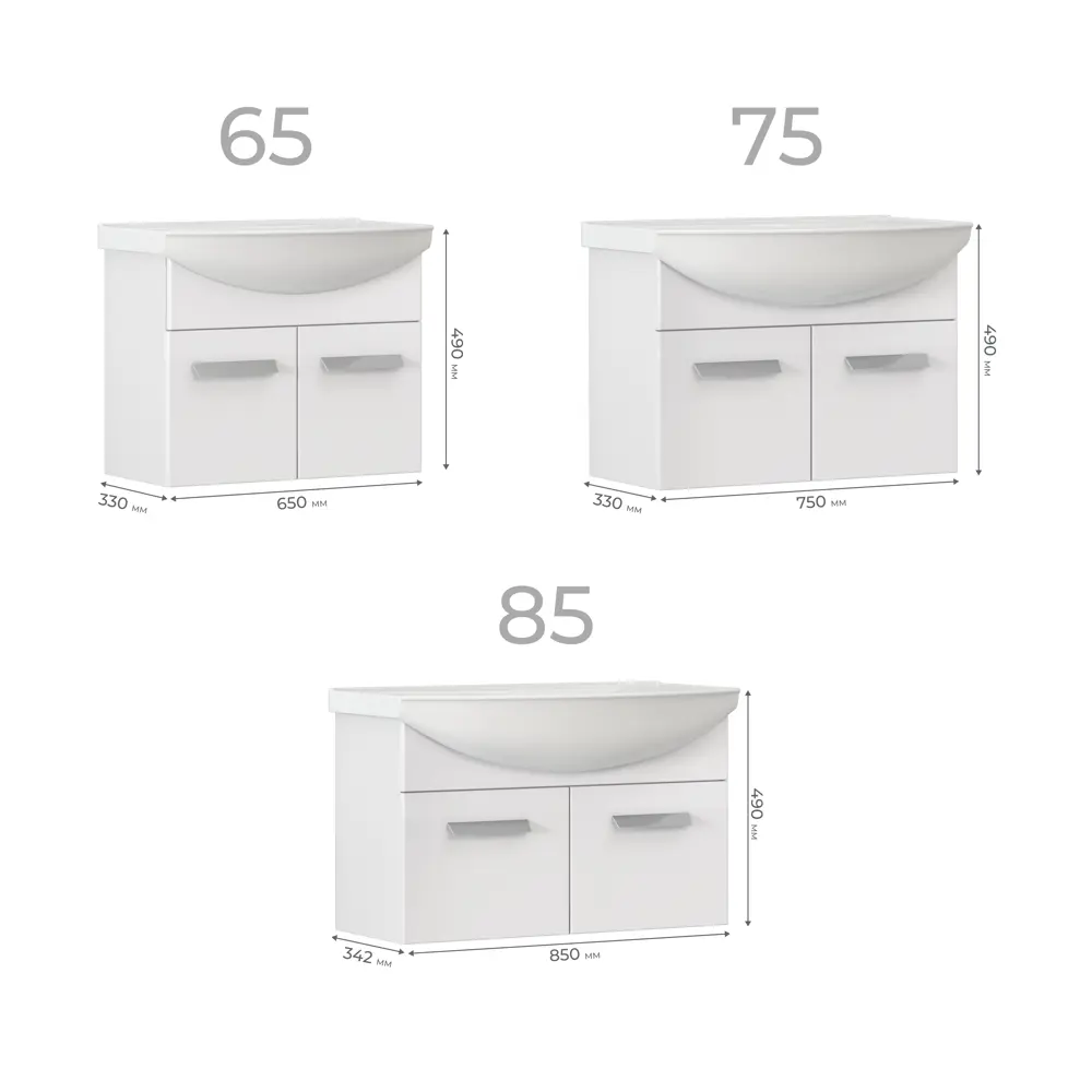 VIGO Milo — подвесная тумба для ванной с доводчиками 89386770 STLM-1574270 - Вид №10