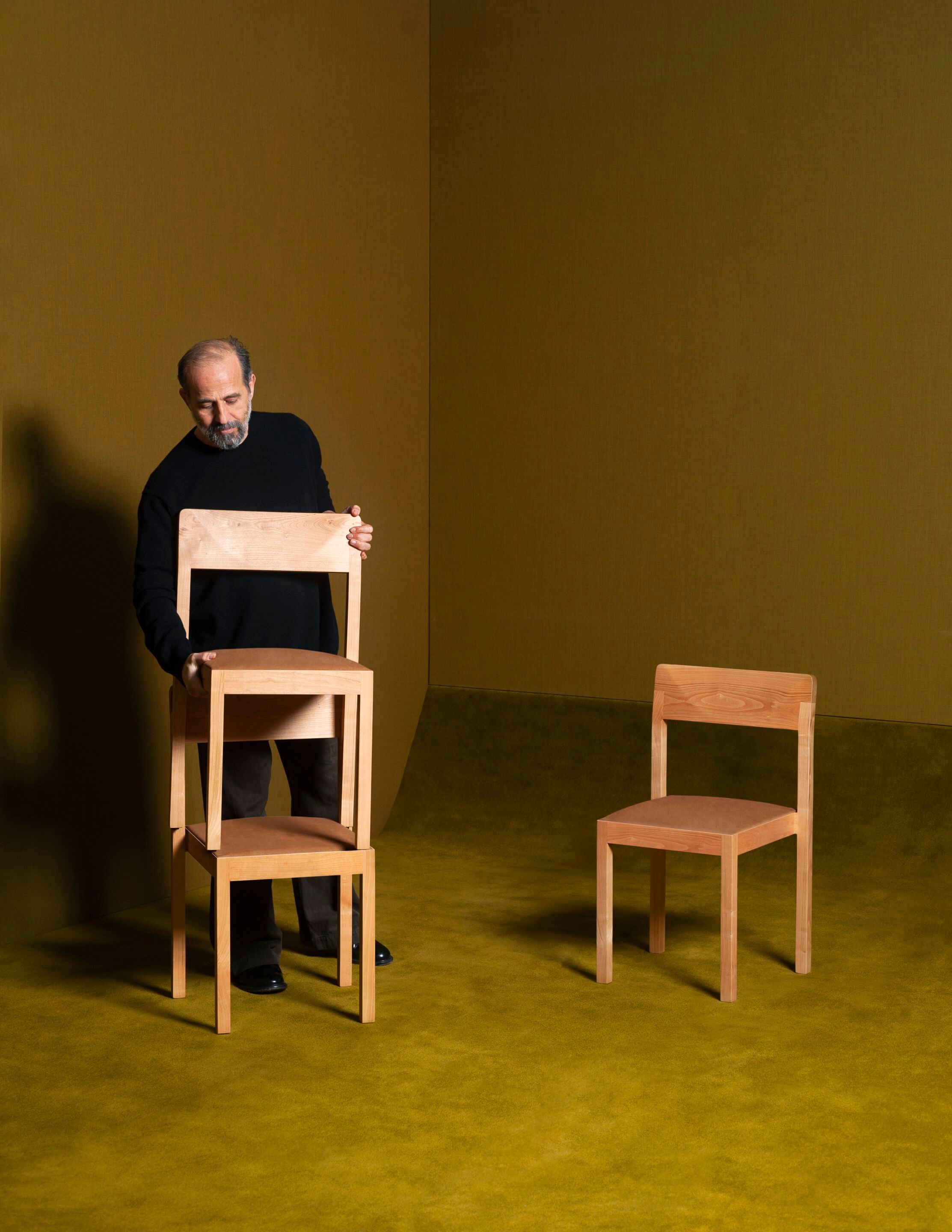 Деревянный штабелируемый стул Tacchini Klotski ARCH-00118846 - Вид №12