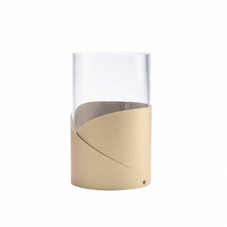 990061 HIPPO gold ваза для цветов 11х20см;LIND DNA 